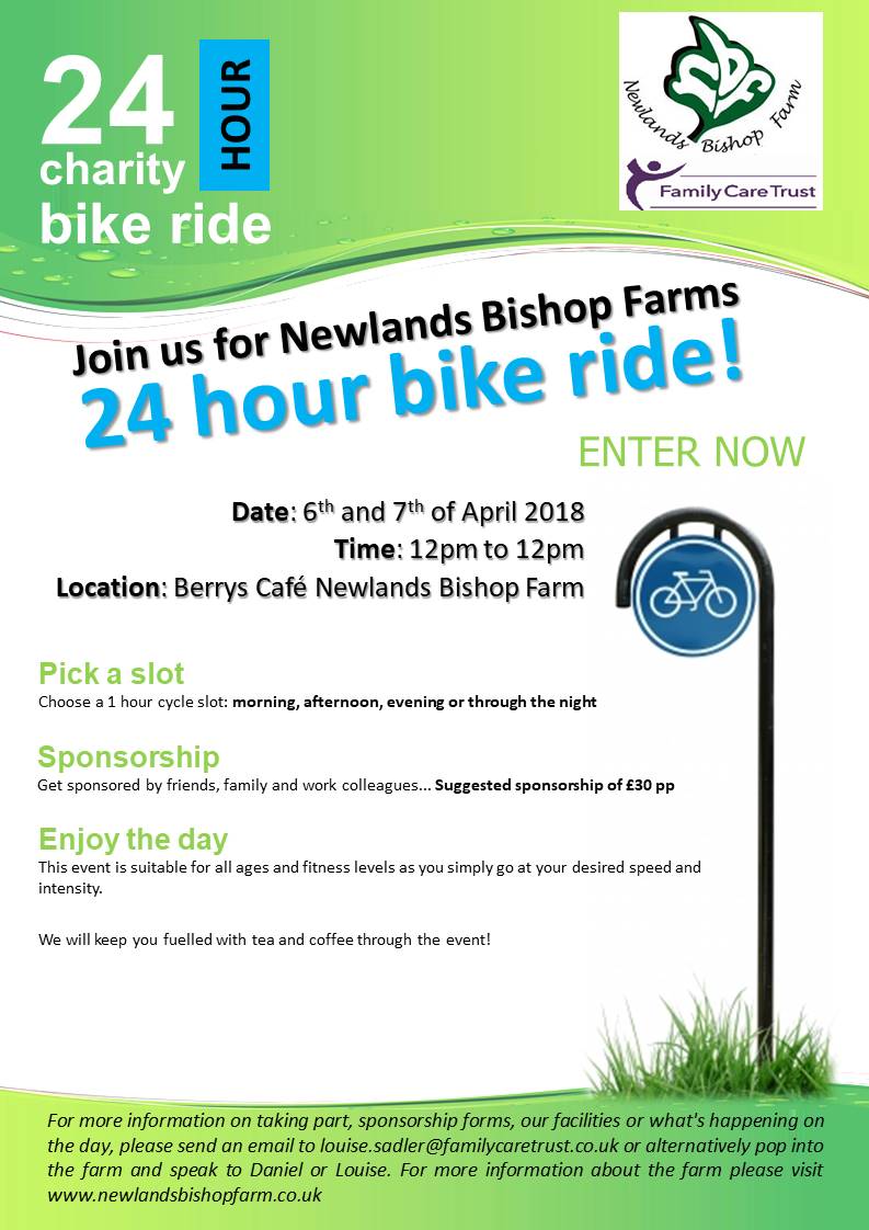 NBF 24 Hour Bike Ride! Get Involved!